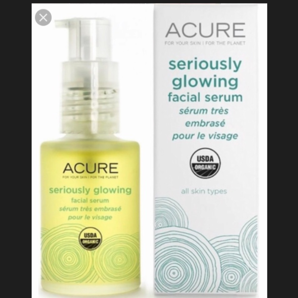 Acure seriously glowing face serum